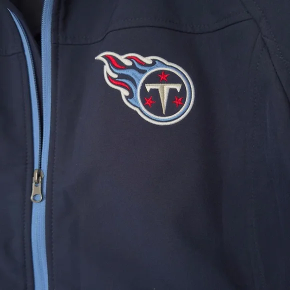 Tennessee Titans NFL Team apparel G-III Soft shell Women’s L Jacket Blue NWOT - Picture 4 of 8